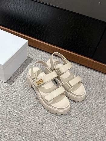 Dior Dioract Sandals in Beige