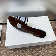 Dior Dway Heeled Slide Embroidered Cotton and Blue Miss Dior Allover Motif - 3