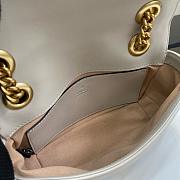 Colestore Gucci GG Marmont Bag Light Grey 22x13x6cm - 5