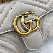 Colestore Gucci GG Marmont Bag Light Grey 22x13x6cm - 2