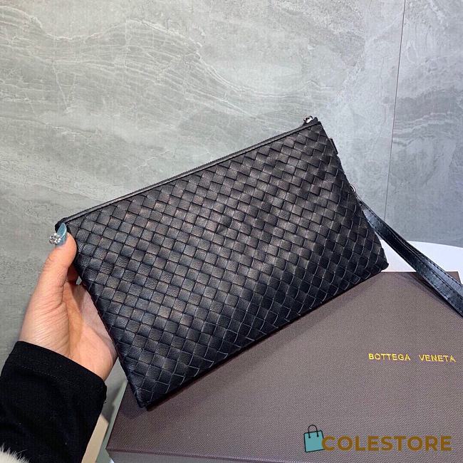 Bottega Veneta Pouch Black 26x16cm - 1