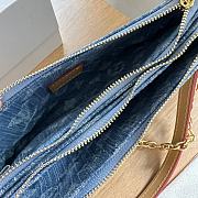 Louis Vuitton Liv Pochette Bag Sky Blue Denim 20cm - 4