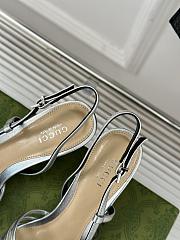 Gucci Women’s Slingback Pump in Silver - 2