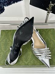 Gucci Women’s Slingback Pump in Silver - 6