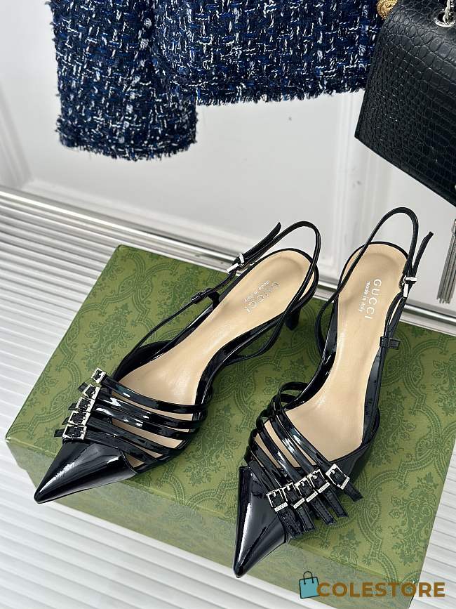 Gucci Women’s Slingback Pump in Black - 1