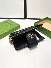 Gucci Diana Wallet Black 11x9cm - 5