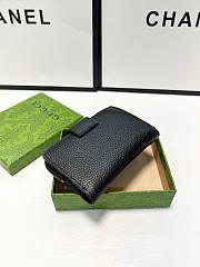 Gucci Diana Wallet Black 11x9cm - 3