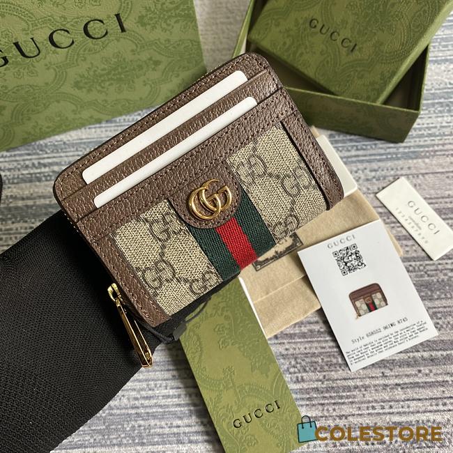 Gucci Ophidia Card Holder Wallet 658552 11.5x8.5x3cm - 1