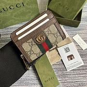 Gucci Ophidia Card Holder Wallet 658552 11.5x8.5x3cm - 1