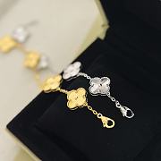 Van Cleef & Arpels Laser Four-leaf Clover in Gold/Silver - 6
