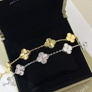 Van Cleef & Arpels Laser Four-leaf Clover in Gold/Silver - 4