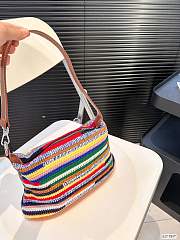 Miu Miu braided Underarm Bag Multicolor 26x13cm - 4