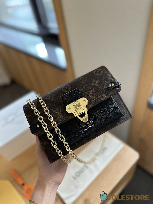 Louis Vuitton SaintPlacide Classic Monogram Chain Bag Brown 20cm - 1