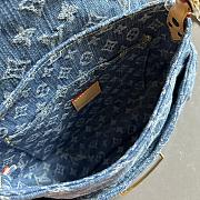 Colestore Louis Vuitton Sunset Handbag Blue Denim M46829 27x18x3cm - 4