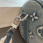 Louis Vuitton Denim Keepall Bag 24x15cm - 3