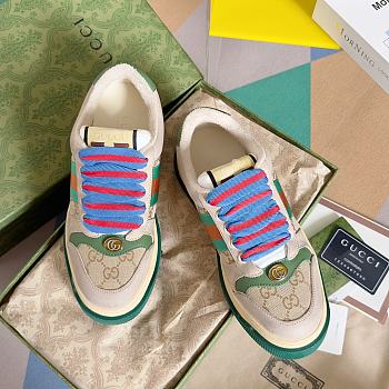 Gucci Screener Sneaker Beige Green