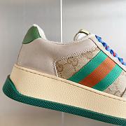 Gucci Screener Sneaker Beige Green - 5