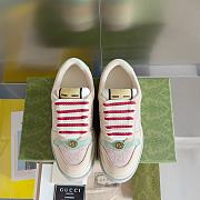 Gucci Screener Sneaker Beige Red - 1