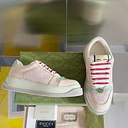 Gucci Screener Sneaker Beige Red - 4
