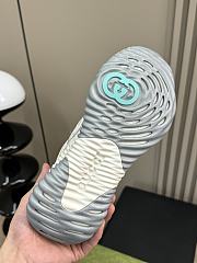 Gucci Ripple Trainer in Silver  - 6