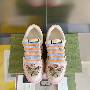 Gucci Screener Sneaker Beige Pink