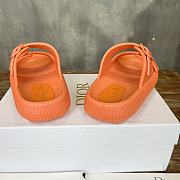 Dior 24SS Summer Beach Slippers Orange - 6