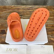Dior 24SS Summer Beach Slippers Orange - 4