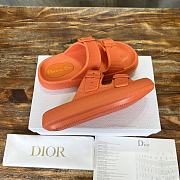 Dior 24SS Summer Beach Slippers Orange - 3