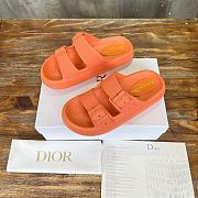 Dior 24SS Summer Beach Slippers Orange - 2