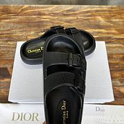 Dior 24SS Summer Beach Slippers Black - 4