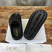 Dior 24SS Summer Beach Slippers Black - 3