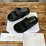 Dior 24SS Summer Beach Slippers Black - 2