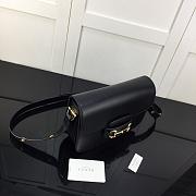 Gucci Horsebit 1955 Shoulder Bag Black 25x18cm - 6