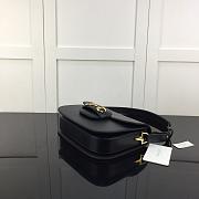 Gucci Horsebit 1955 Shoulder Bag Black 25x18cm - 5