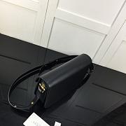 Gucci Horsebit 1955 Shoulder Bag Black 25x18cm - 4