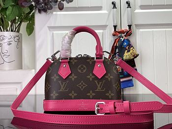 LV Nano Alma Pink M82717 Size 18x12x8cm