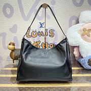 Louis Vuitton CarryAll Dark MM Bag Black 39x30x15cm - 6