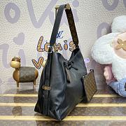 Louis Vuitton CarryAll Dark MM Bag Black 39x30x15cm - 3
