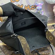Louis Vuitton CarryAll Dark MM Bag Black 39x30x15cm - 2