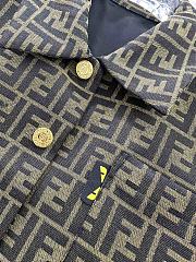 Fendi 24 Jacquard Vest Shorts Set - 3