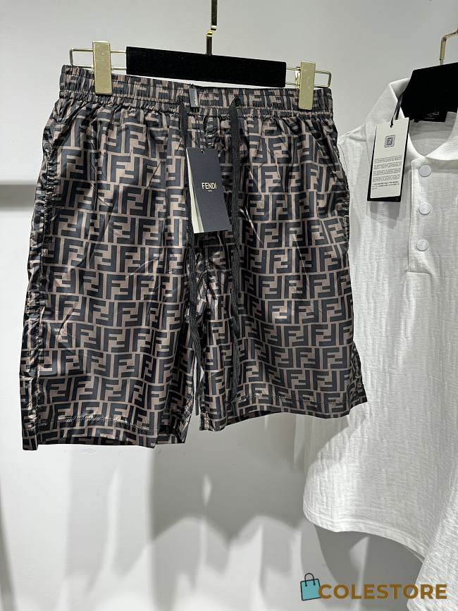 Fendi Classic Old Flower FF Shorts - 1