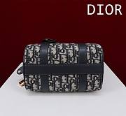 Dior Groove 20 Bag Blue Dior Oblique Jacquard 20x13.5x12.5cm - 2