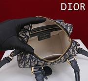 Dior Groove 20 Bag Blue Dior Oblique Jacquard 20x13.5x12.5cm - 3