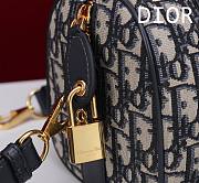 Dior Groove 20 Bag Blue Dior Oblique Jacquard 20x13.5x12.5cm - 5