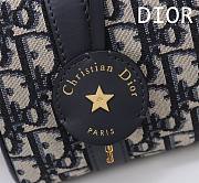 Dior Groove 20 Bag Blue Dior Oblique Jacquard 20x13.5x12.5cm - 6