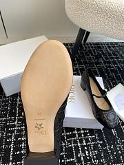 Dior Ballet Flat Black Quilted Cannage Calfskin - 3