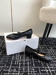 Dior Ballet Flat Black Quilted Cannage Calfskin - 2
