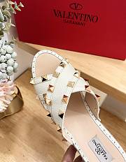 Valentino Garavani Lace-up Wedge Sandals White - 3