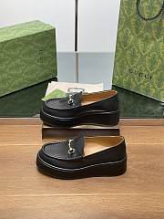Gucci Horsebit Platform Loafer Black - 2