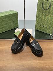 Gucci Horsebit Platform Loafer Black - 4